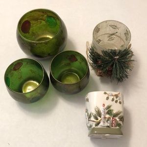 Yankee Candle Christmas Votive Holders